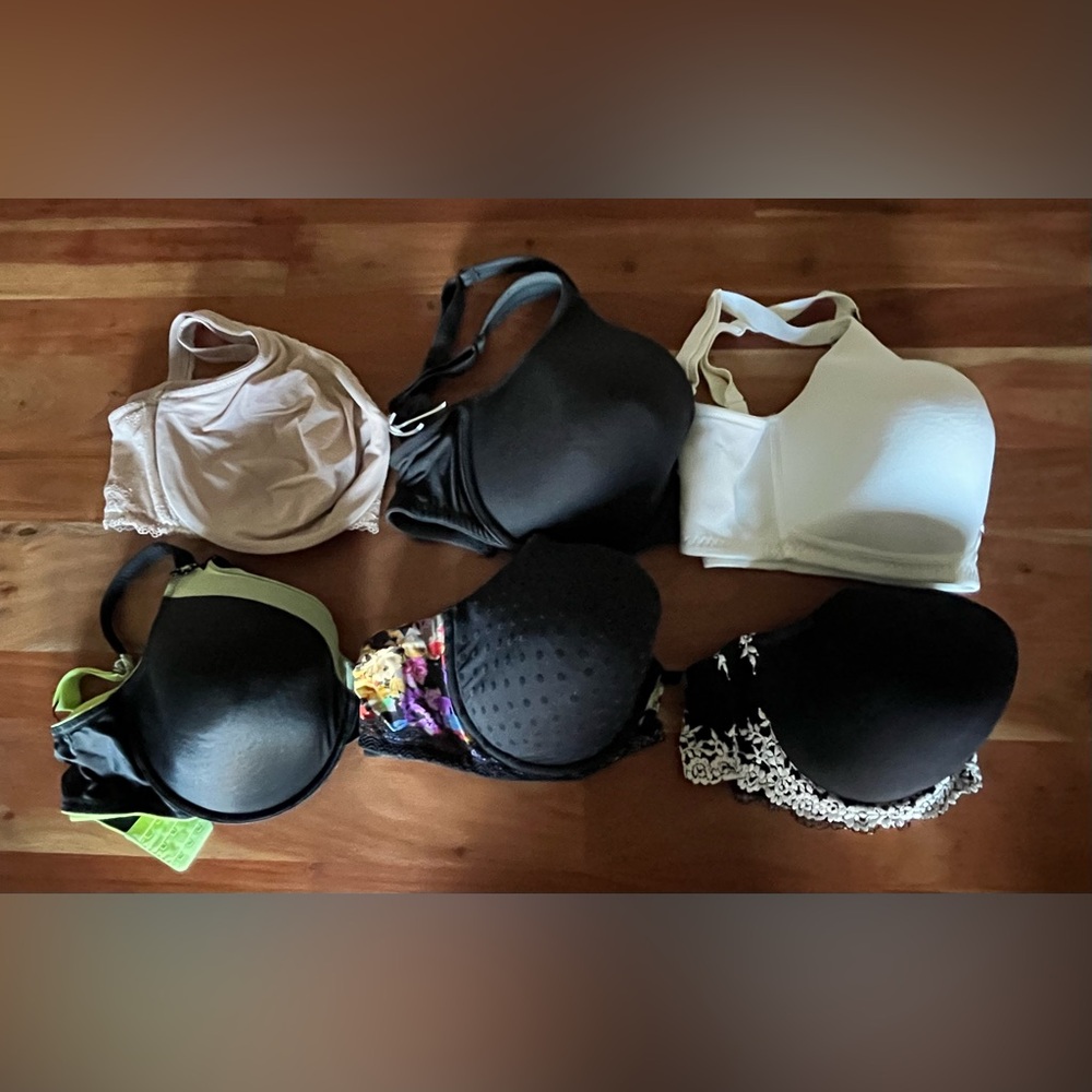Bundle of 6 Bras – Size 38G – Great Variety – Gently Worn